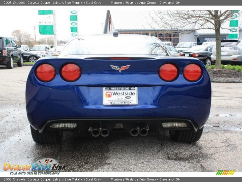 2005 Chevrolet Corvette Coupe LeMans Blue Metallic / Steel Grey Photo #6