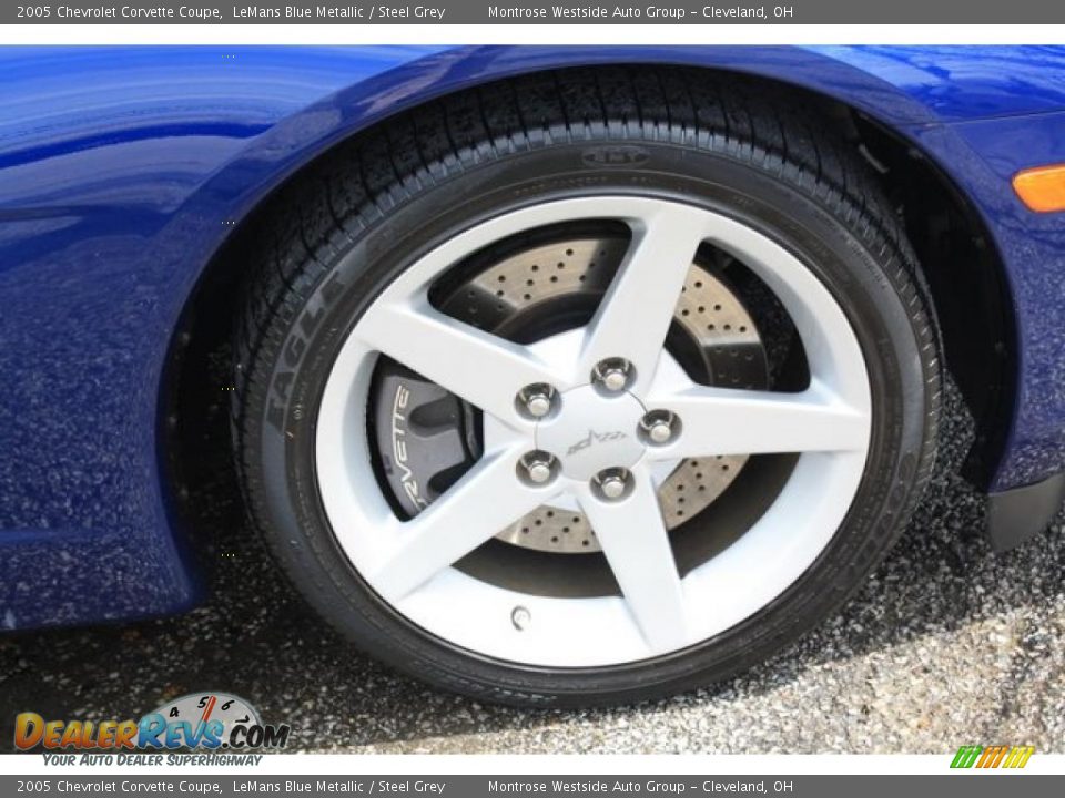2005 Chevrolet Corvette Coupe LeMans Blue Metallic / Steel Grey Photo #9