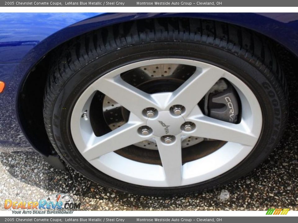 2005 Chevrolet Corvette Coupe LeMans Blue Metallic / Steel Grey Photo #10