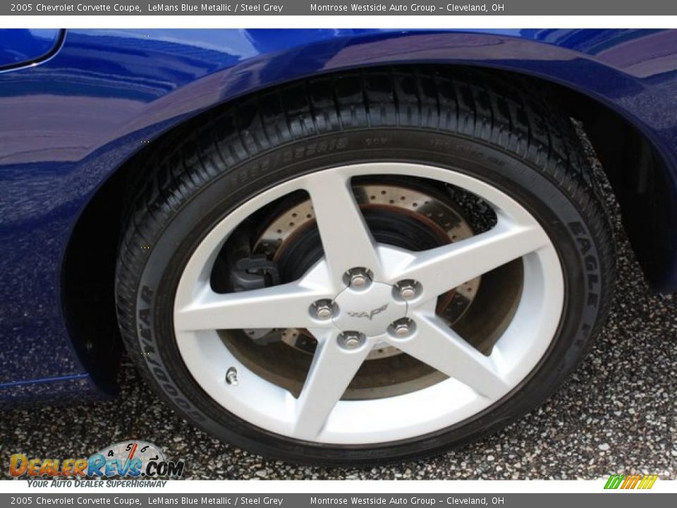 2005 Chevrolet Corvette Coupe LeMans Blue Metallic / Steel Grey Photo #11