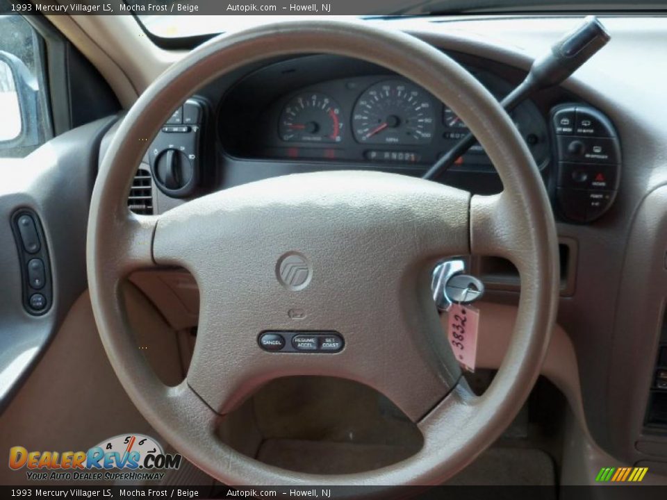 1993 Mercury Villager LS Mocha Frost / Beige Photo #12