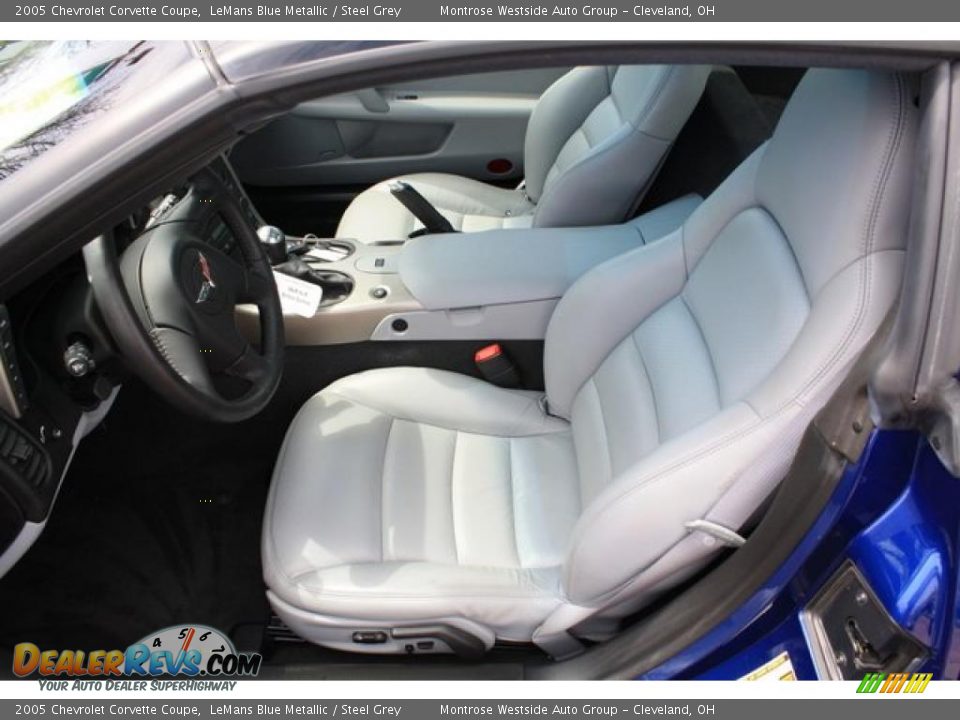 Steel Grey Interior - 2005 Chevrolet Corvette Coupe Photo #20