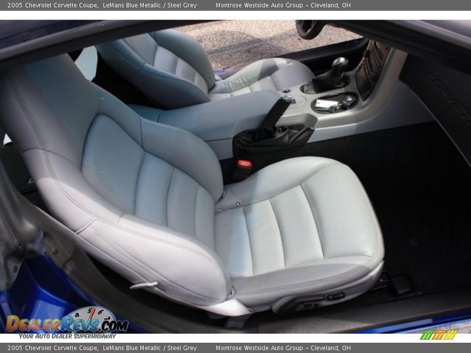 Steel Grey Interior - 2005 Chevrolet Corvette Coupe Photo #21