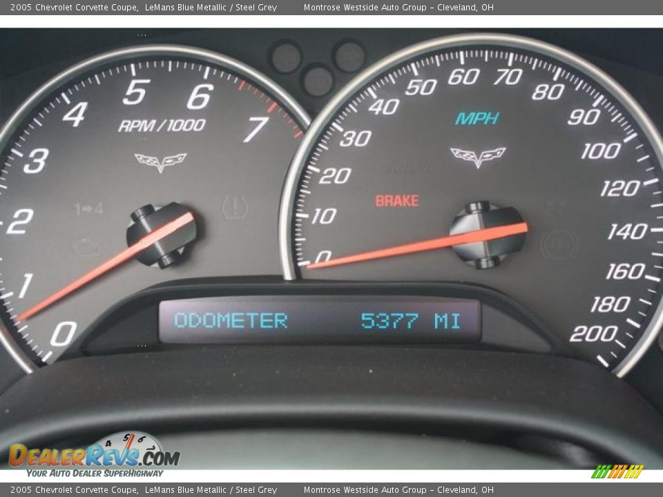 2005 Chevrolet Corvette Coupe LeMans Blue Metallic / Steel Grey Photo #23
