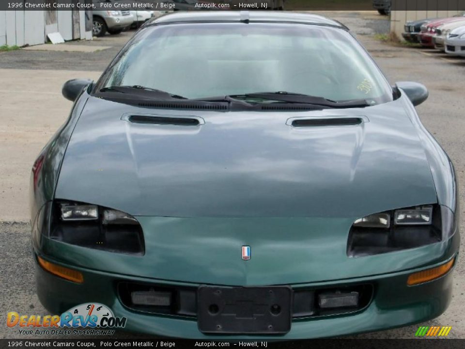 1996 Chevrolet Camaro Coupe Polo Green Metallic / Beige Photo #1