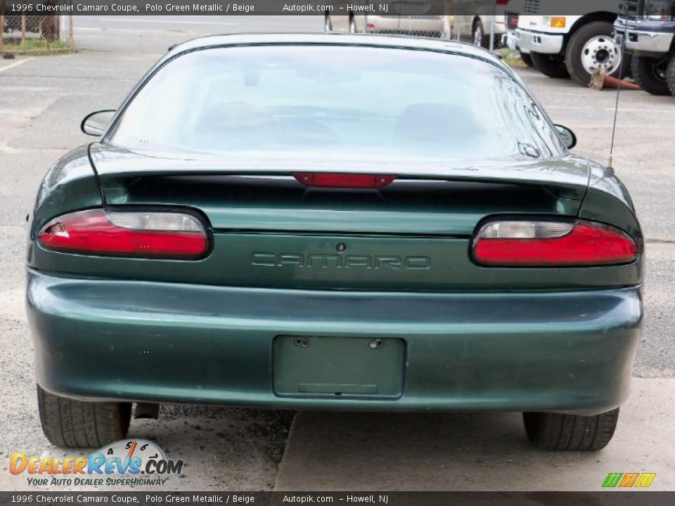 Polo Green Metallic 1996 Chevrolet Camaro Coupe Photo #4