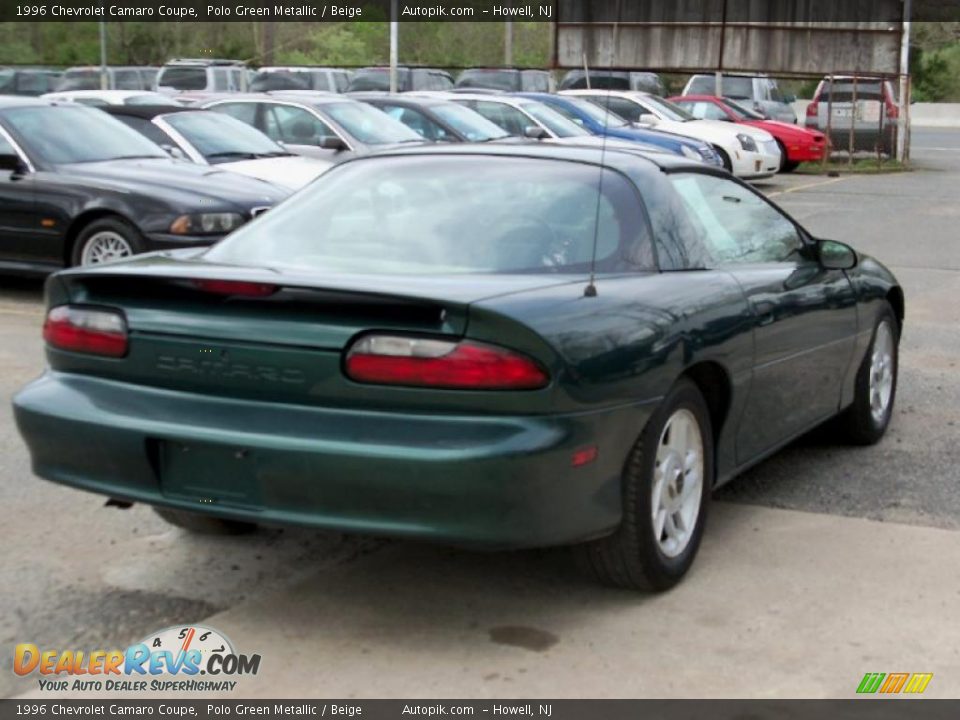 Polo Green Metallic 1996 Chevrolet Camaro Coupe Photo #5