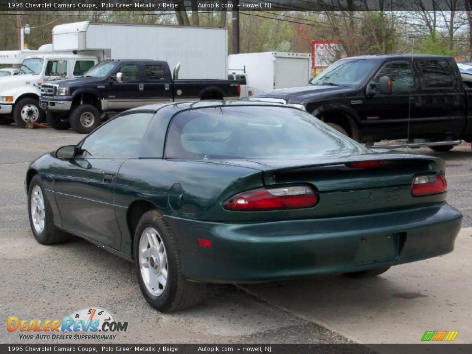 Polo Green Metallic 1996 Chevrolet Camaro Coupe Photo #6