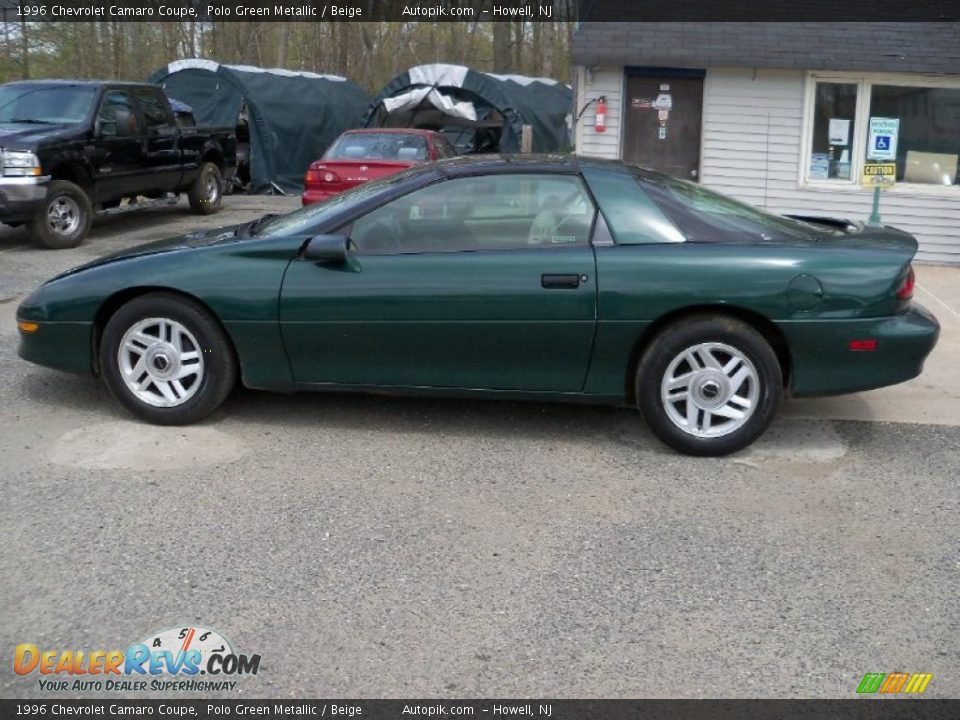 1996 Chevrolet Camaro Coupe Polo Green Metallic / Beige Photo #7