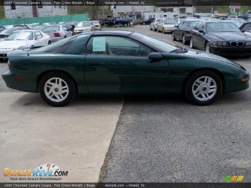 1996 Chevrolet Camaro Coupe Polo Green Metallic / Beige Photo #8