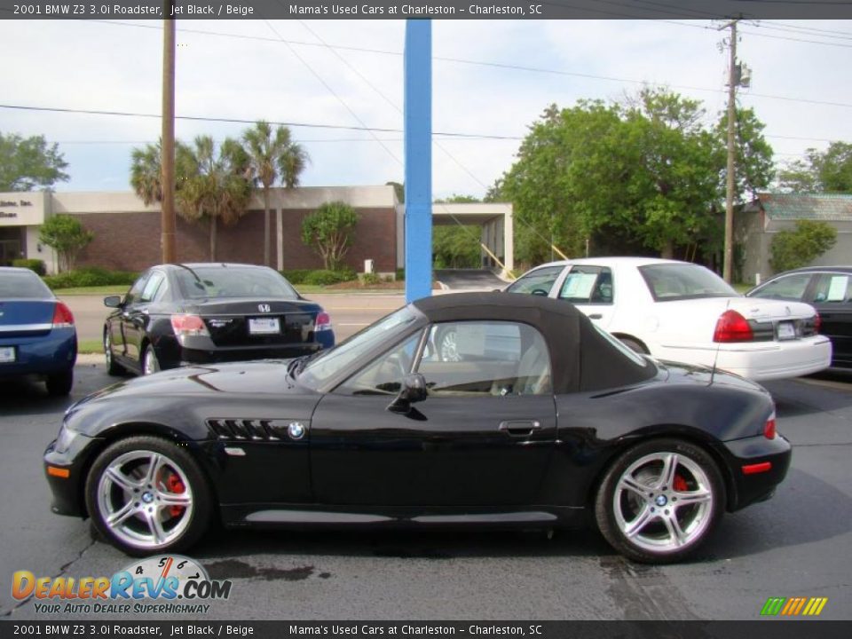 Jet Black 2001 BMW Z3 3.0i Roadster Photo #5