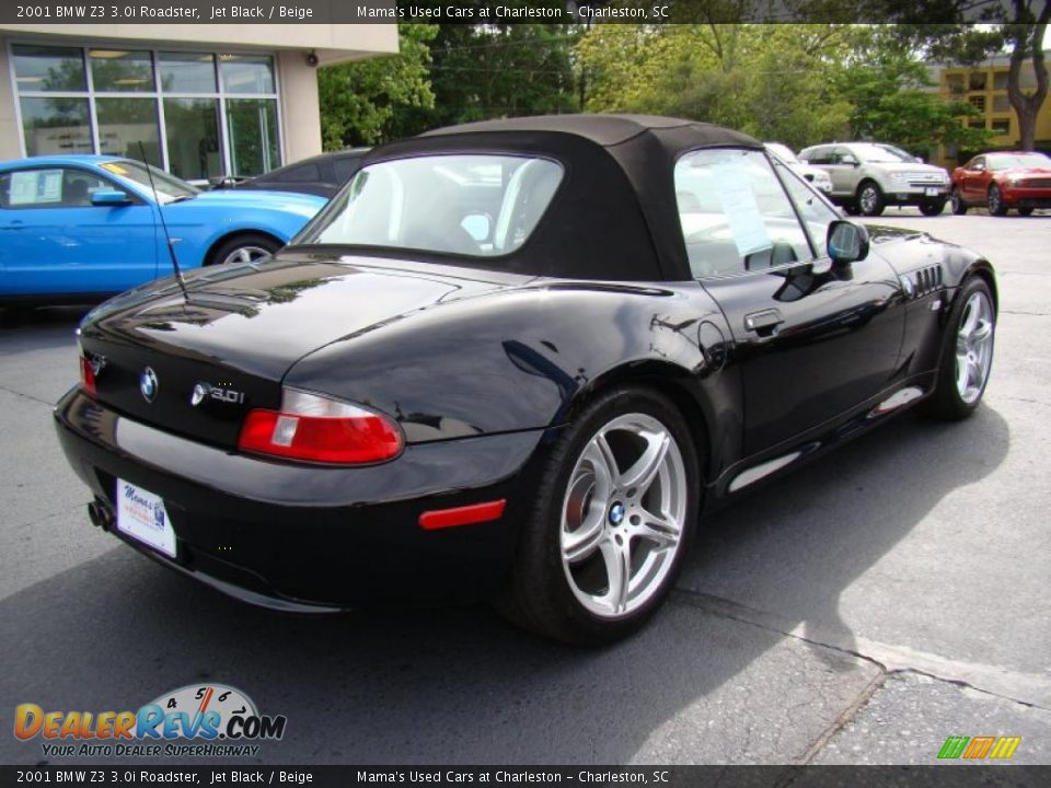 Jet Black 2001 BMW Z3 3.0i Roadster Photo #8