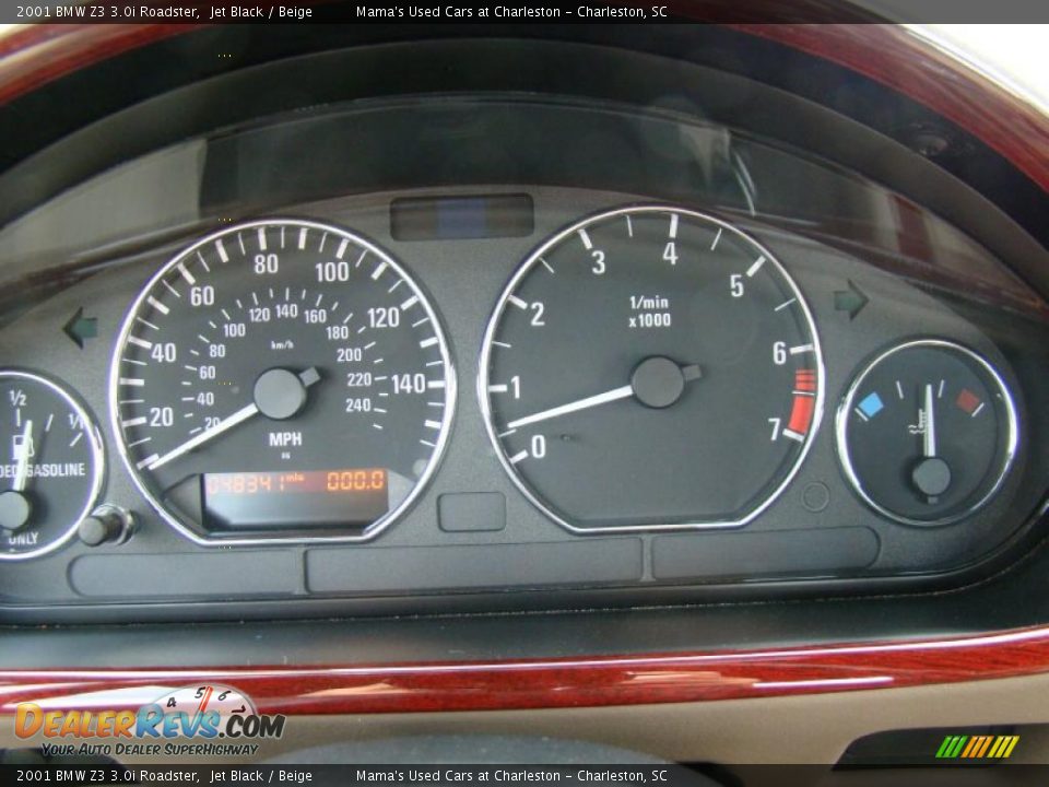 2001 BMW Z3 3.0i Roadster Gauges Photo #19