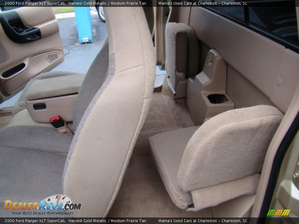 Medium Prairie Tan Interior - 2000 Ford Ranger XLT SuperCab Photo #11