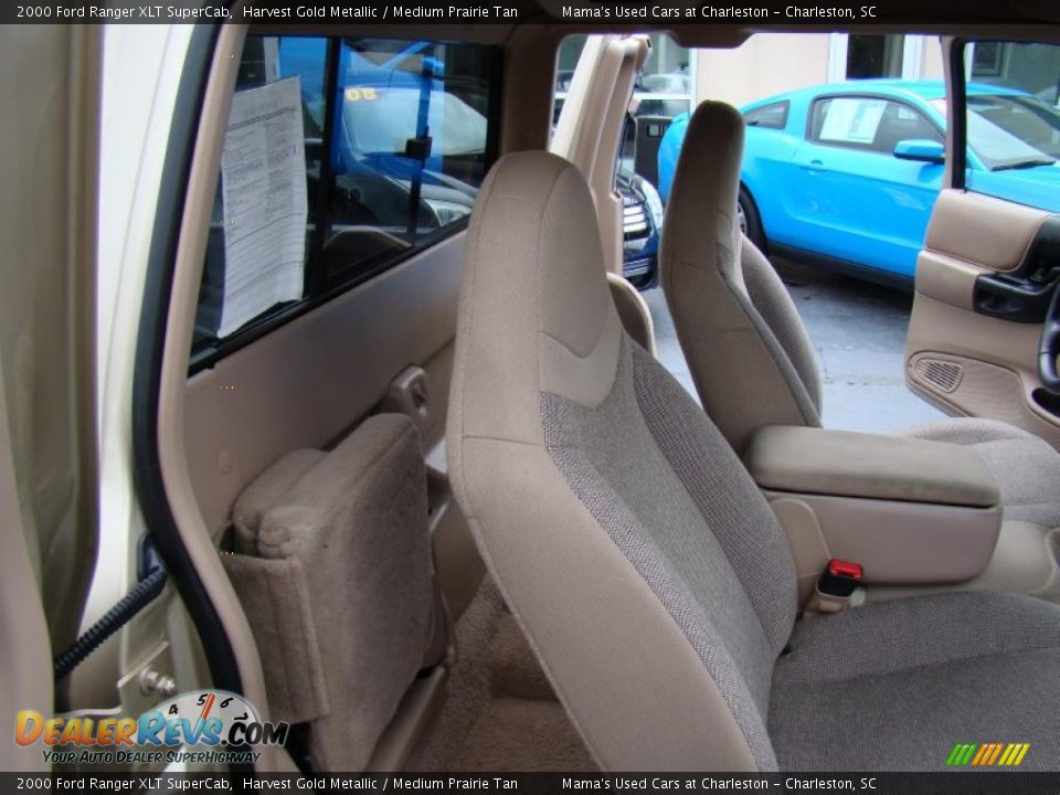 2000 Ford Ranger XLT SuperCab Harvest Gold Metallic / Medium Prairie Tan Photo #14