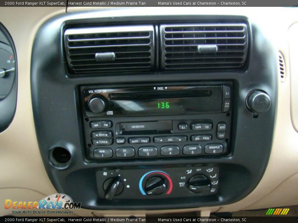 2000 Ford Ranger XLT SuperCab Harvest Gold Metallic / Medium Prairie Tan Photo #21