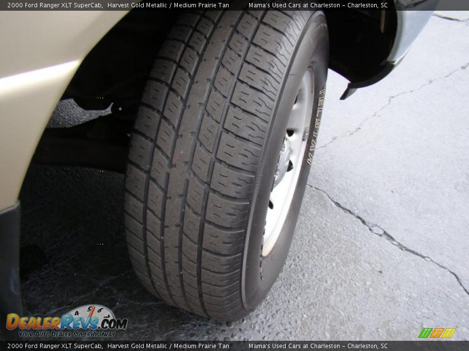 2000 Ford Ranger XLT SuperCab Harvest Gold Metallic / Medium Prairie Tan Photo #28