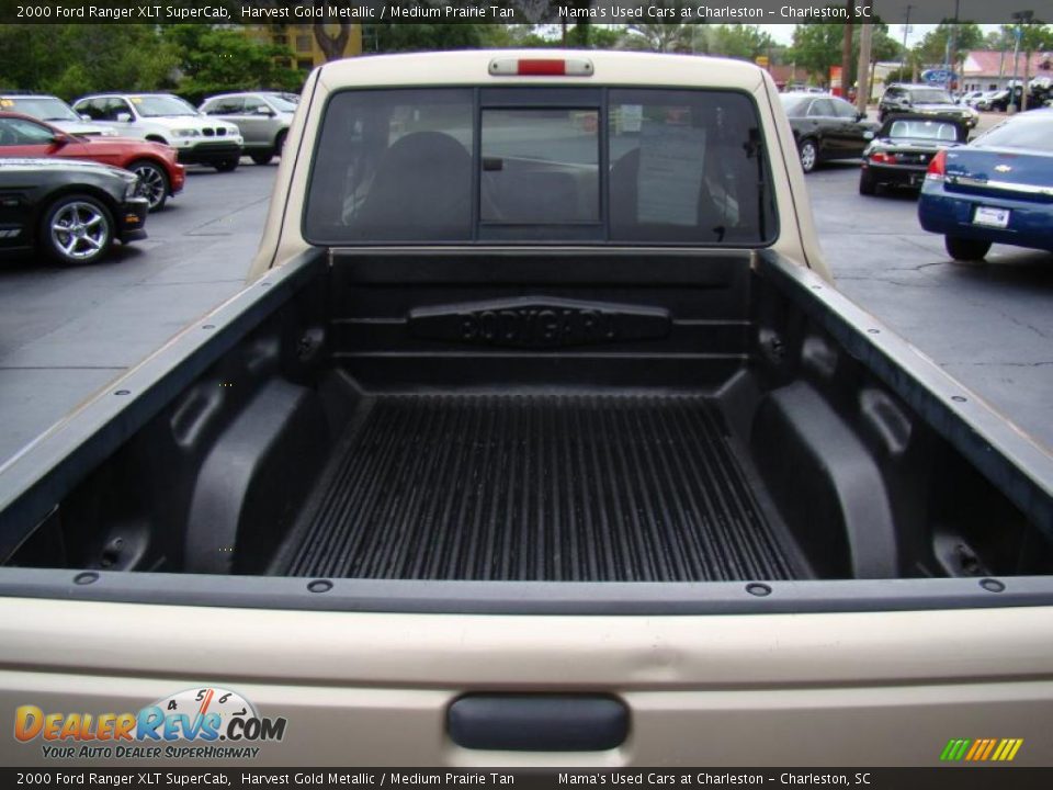 2000 Ford Ranger XLT SuperCab Harvest Gold Metallic / Medium Prairie Tan Photo #33