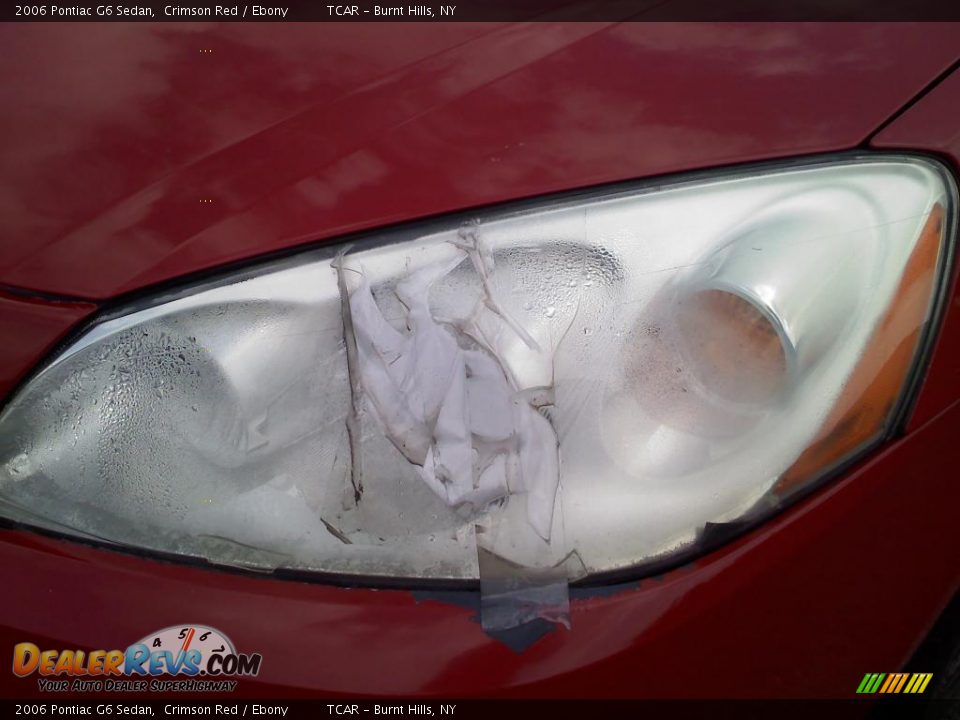 2006 Pontiac G6 Sedan Crimson Red / Ebony Photo #3