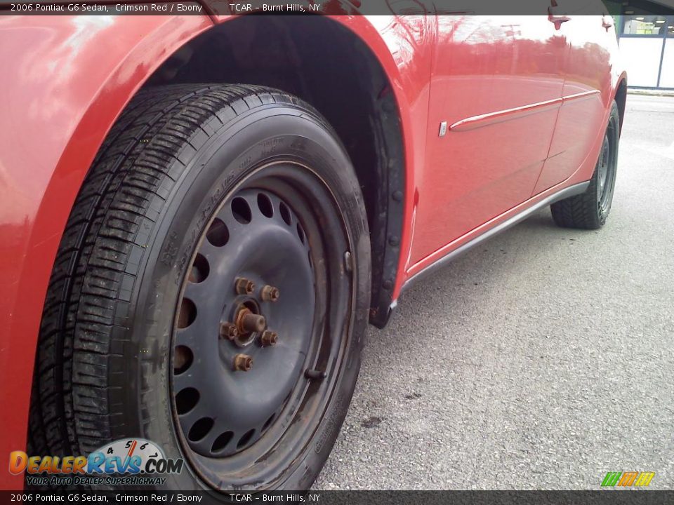 2006 Pontiac G6 Sedan Crimson Red / Ebony Photo #4