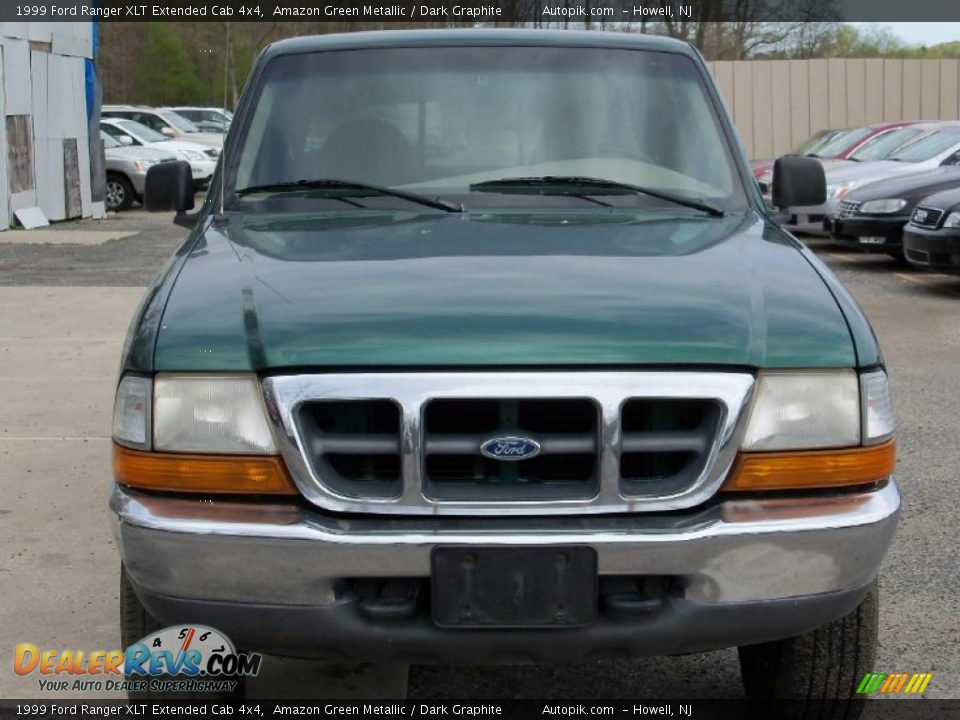 1999 Ford Ranger XLT Extended Cab 4x4 Amazon Green Metallic / Dark Graphite Photo #1