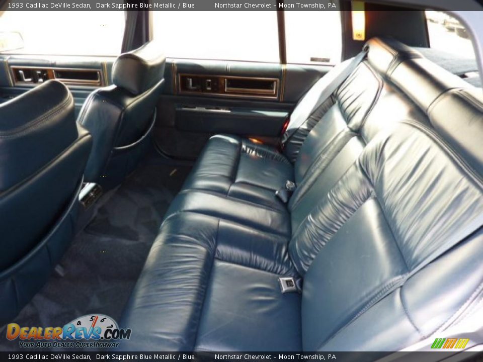 Blue Interior - 1993 Cadillac DeVille Sedan Photo #9