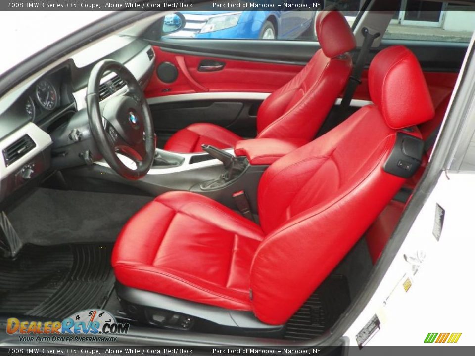 Coral Red Black Interior 2008 Bmw 3 Series 335i Coupe