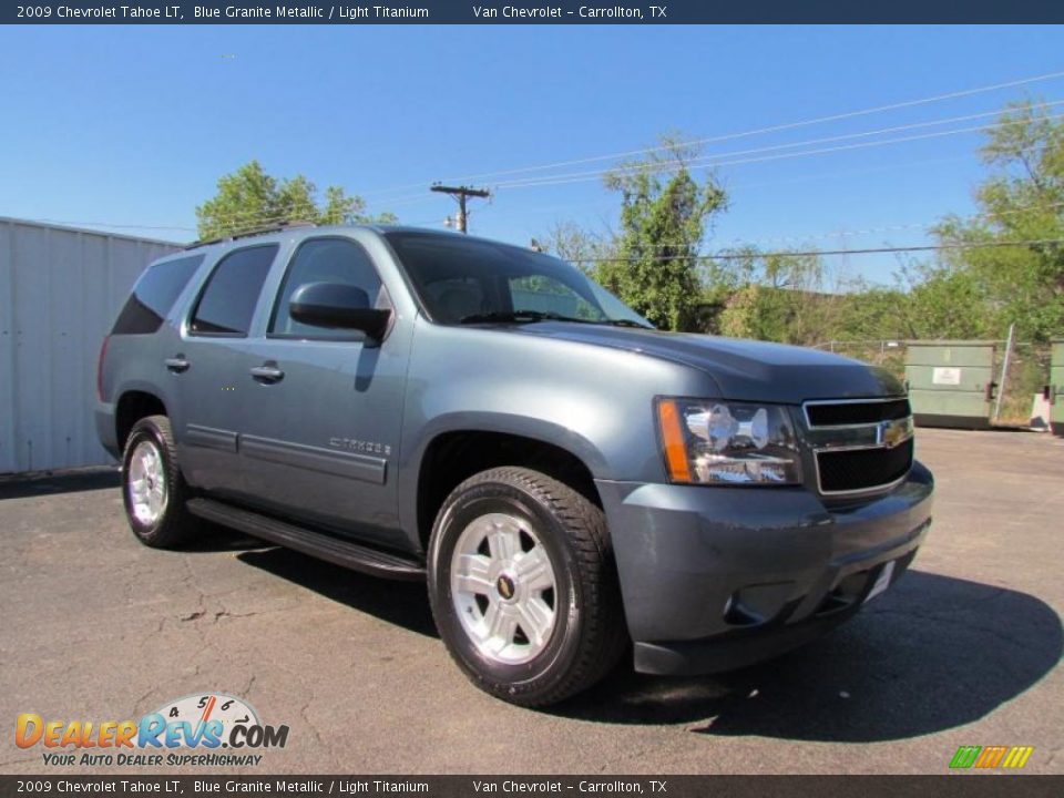 2009 Chevrolet Tahoe LT Blue Granite Metallic / Light Titanium Photo #1