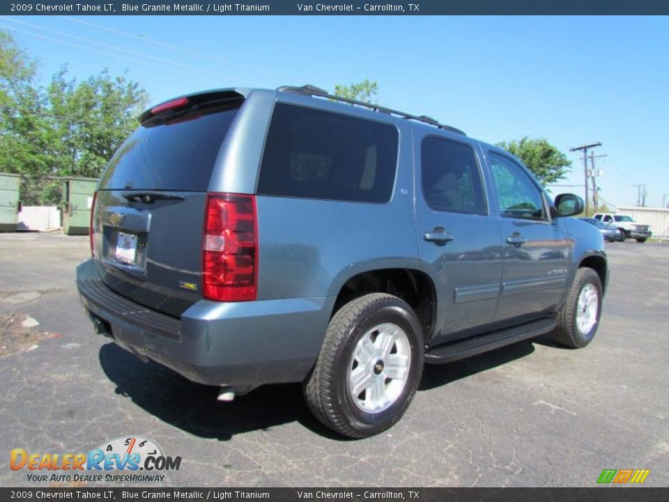 2009 Chevrolet Tahoe LT Blue Granite Metallic / Light Titanium Photo #6