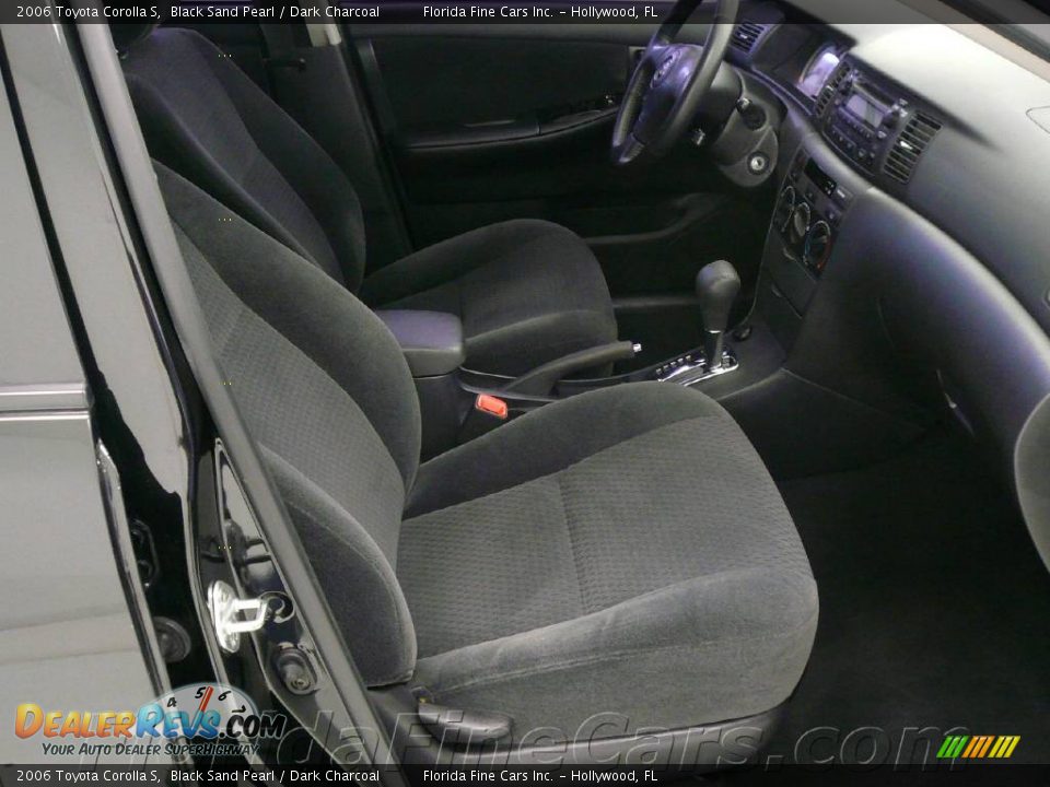 2006 Toyota Corolla S Black Sand Pearl / Dark Charcoal Photo #13