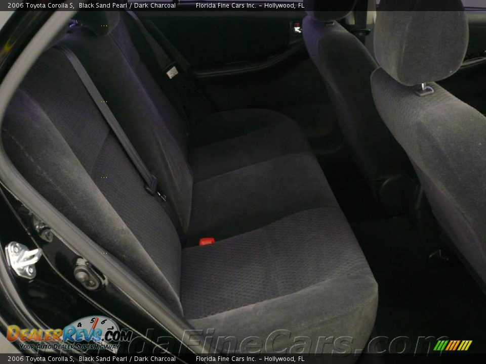 2006 Toyota Corolla S Black Sand Pearl / Dark Charcoal Photo #14