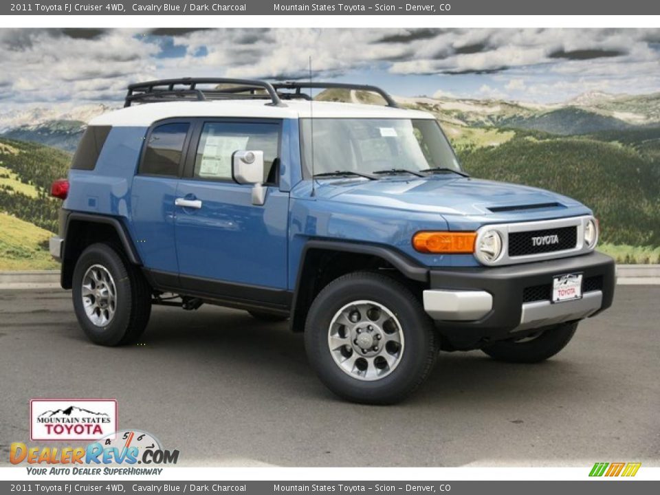 2011 Toyota FJ Cruiser 4WD Cavalry Blue / Dark Charcoal Photo #1