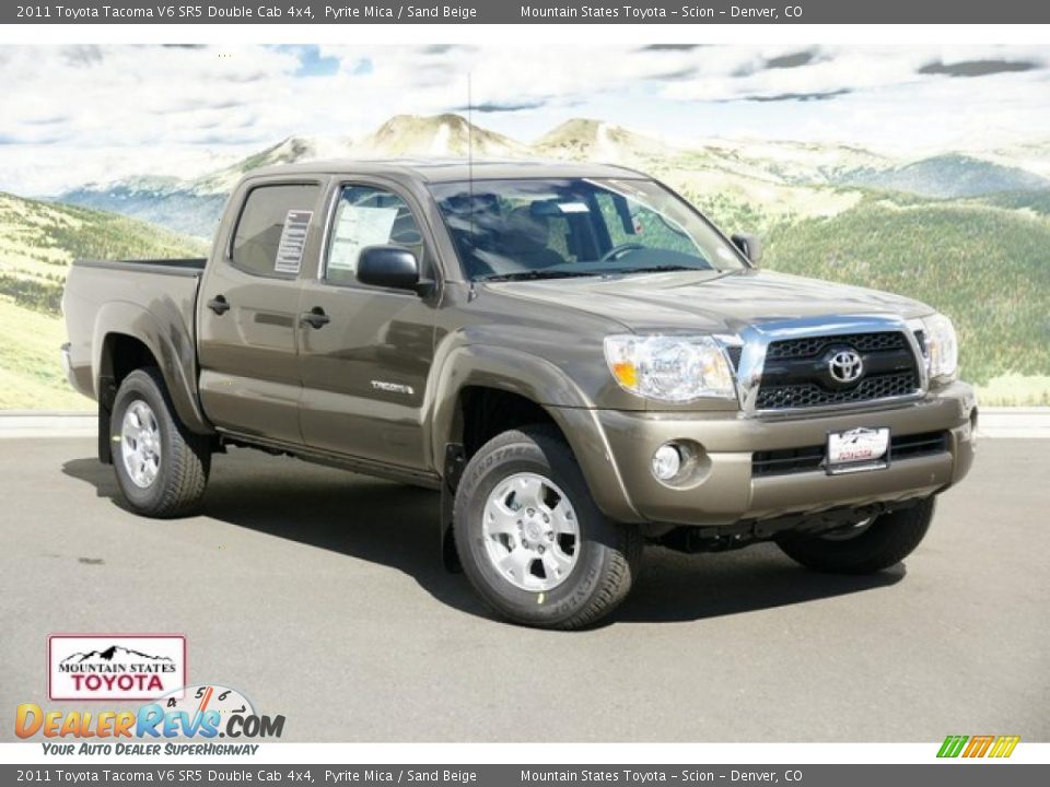 2011 Toyota Tacoma V6 SR5 Double Cab 4x4 Pyrite Mica / Sand Beige Photo #1