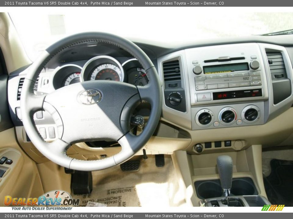 Dashboard of 2011 Toyota Tacoma V6 SR5 Double Cab 4x4 Photo #9