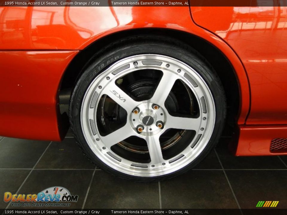 1995 Honda Accord LX Sedan Custom Orange / Gray Photo #10