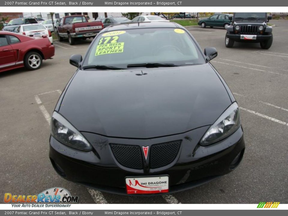 2007 Pontiac Grand Prix GT Sedan Black / Ebony Photo #2