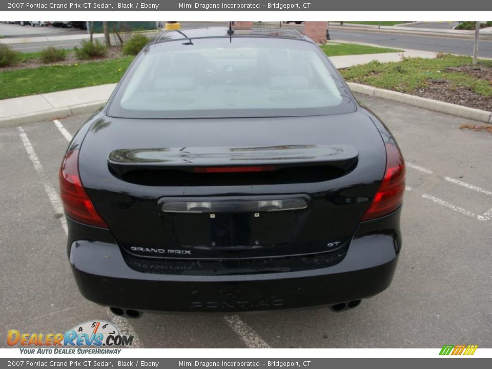 2007 Pontiac Grand Prix GT Sedan Black / Ebony Photo #5