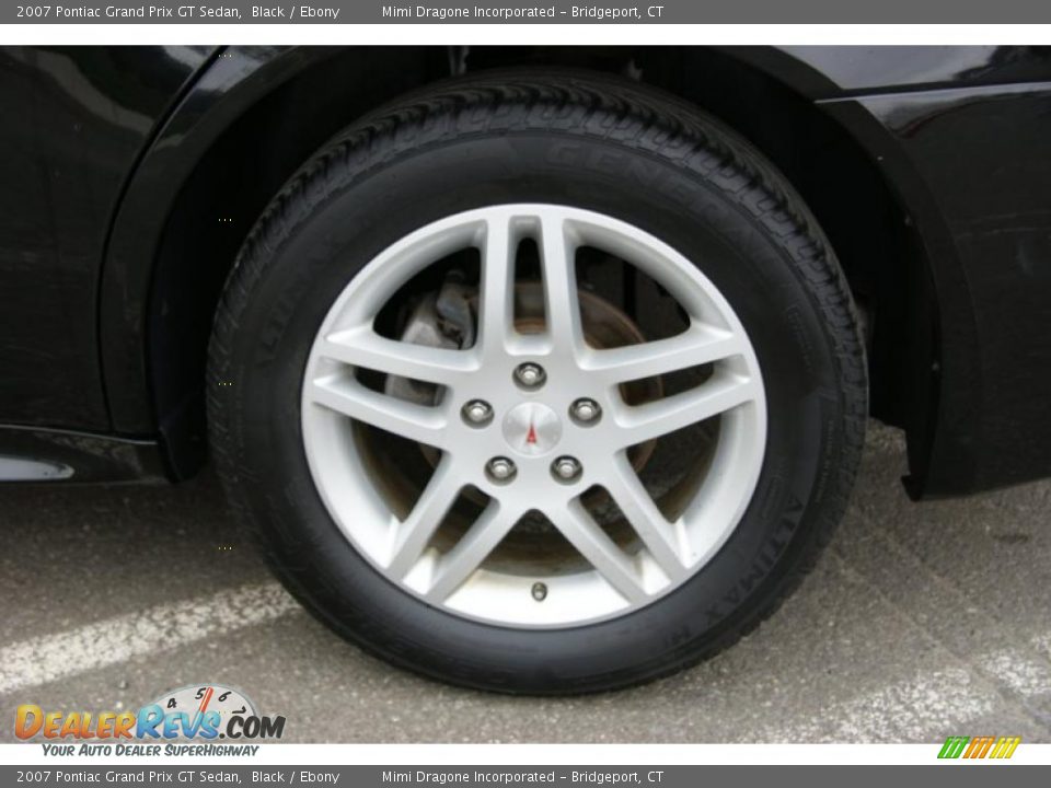 2007 Pontiac Grand Prix GT Sedan Black / Ebony Photo #7