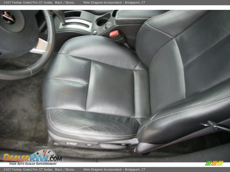 2007 Pontiac Grand Prix GT Sedan Black / Ebony Photo #9