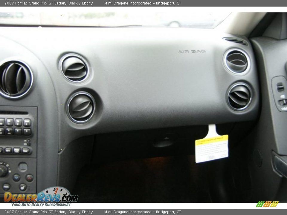 2007 Pontiac Grand Prix GT Sedan Black / Ebony Photo #21