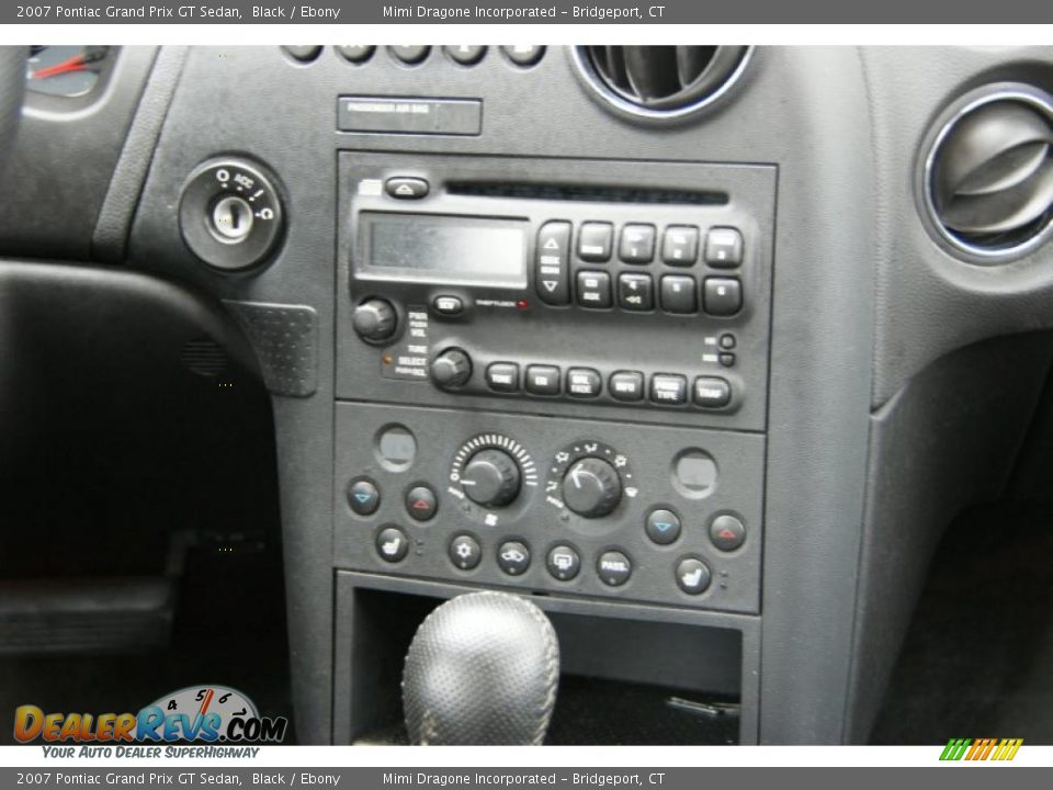 2007 Pontiac Grand Prix GT Sedan Black / Ebony Photo #22