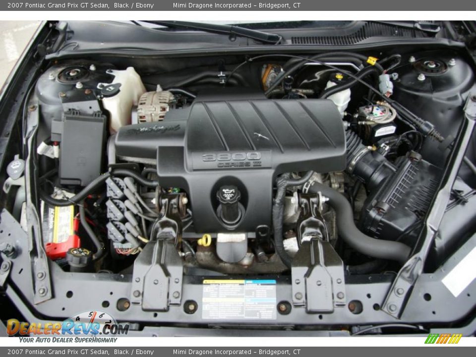 2007 Pontiac Grand Prix GT Sedan Black / Ebony Photo #23