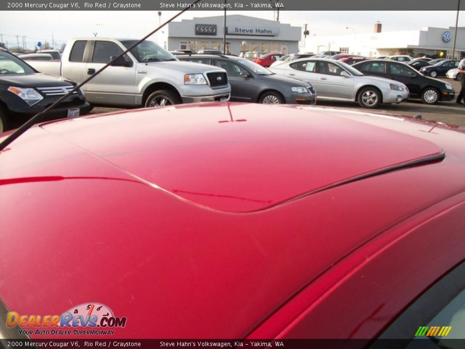 2000 Mercury Cougar V6 Rio Red / Graystone Photo #5
