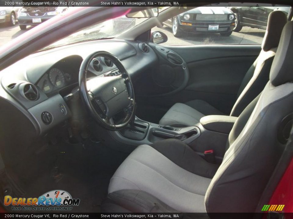 Graystone Interior - 2000 Mercury Cougar V6 Photo #6