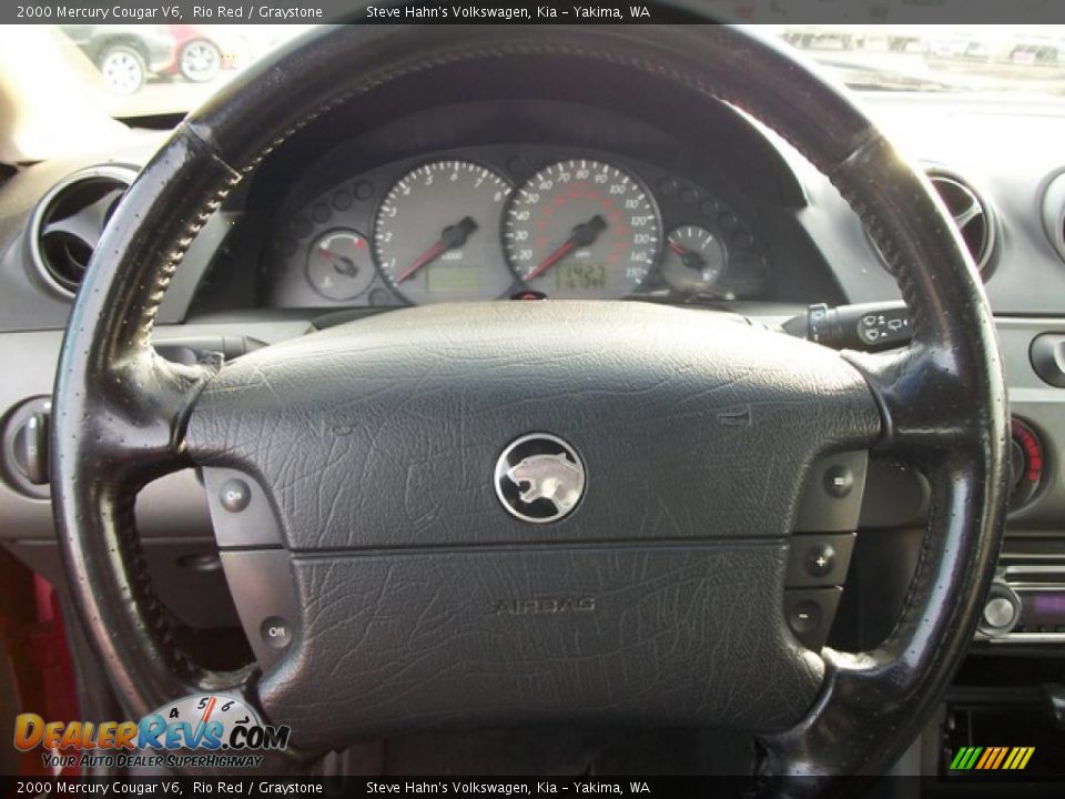 2000 Mercury Cougar V6 Steering Wheel Photo #7
