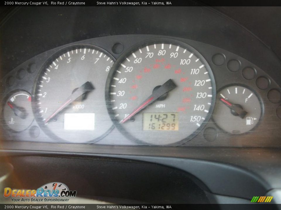2000 Mercury Cougar V6 Gauges Photo #8