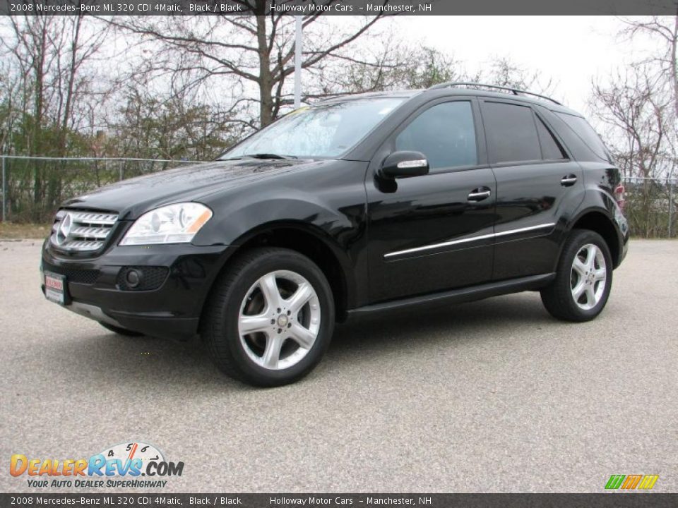 Black 2008 Mercedes-Benz ML 320 CDI 4Matic Photo #1