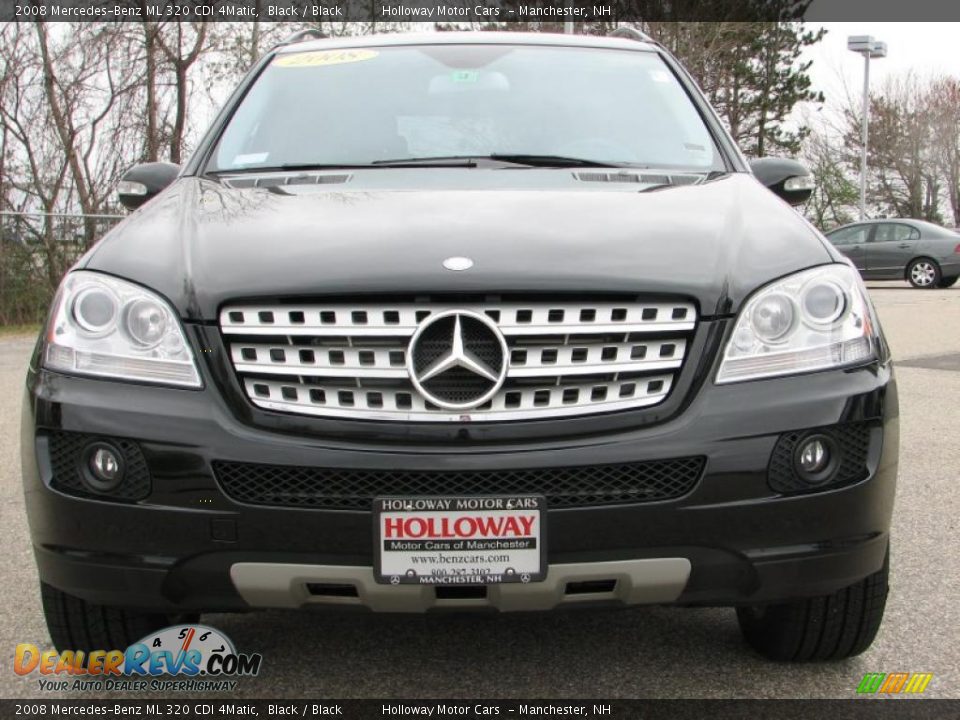 2008 Mercedes-Benz ML 320 CDI 4Matic Black / Black Photo #2