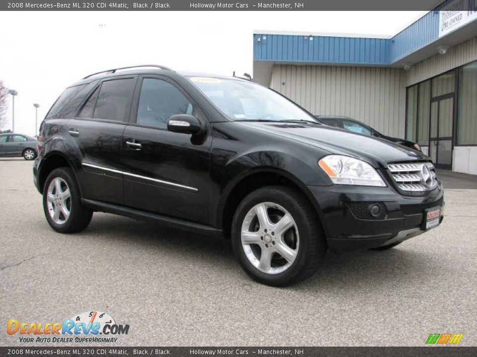 Black 2008 Mercedes-Benz ML 320 CDI 4Matic Photo #3