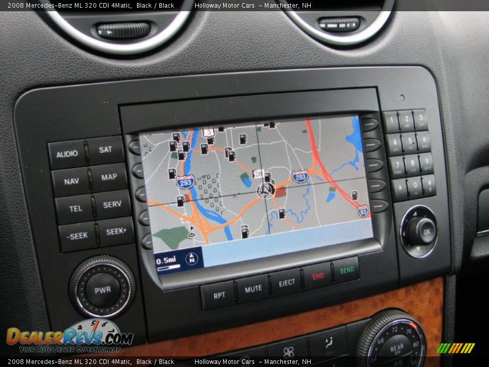 Navigation of 2008 Mercedes-Benz ML 320 CDI 4Matic Photo #11